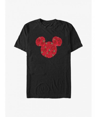 Disney Minnie Mouse Mickey Mouse Roses Big & Tall T-Shirt $9.09 T-Shirts