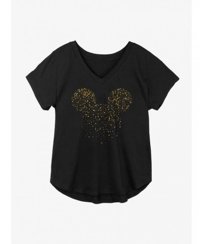 Disney Mickey Mouse Confetti Fill Girls Plus Size T-Shirt $6.94 T-Shirts