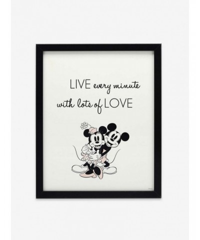 Disney Mickey Mouse Minnie Live & Love Wood Wall Decor $12.50 Décor