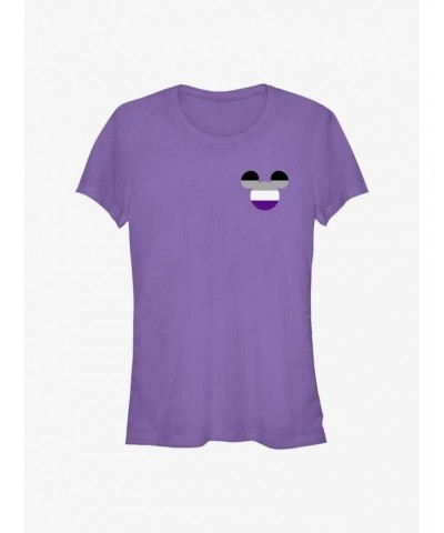 Disney Mickey Mouse Asexual Badge Pride T-Shirt $7.97 T-Shirts