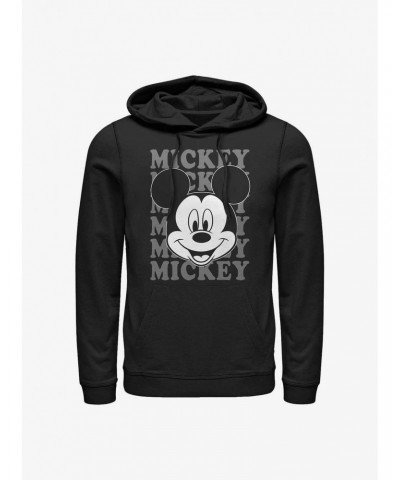 Disney Mickey Mouse Name Stack Hoodie $11.85 Hoodies