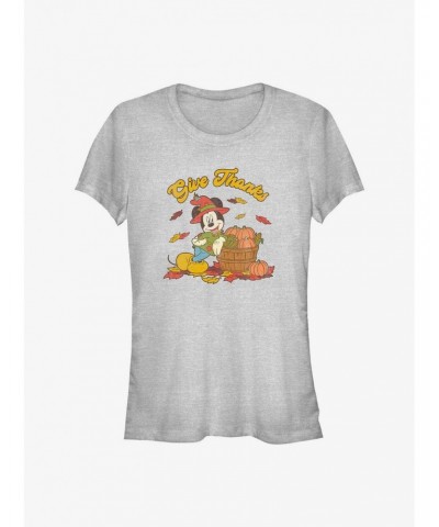 Disney Mickey Mouse Thankful Mouse Girls T-Shirt $9.16 T-Shirts