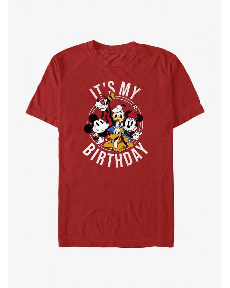 Disney Mickey Mouse Mickey and Friends Birthday T-Shirt $7.27 T-Shirts