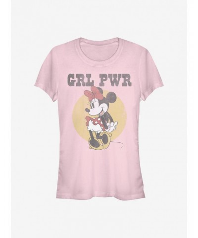 Disney Minnie Mouse Grl Pwr Minnie Girls T-Shirt $7.37 T-Shirts