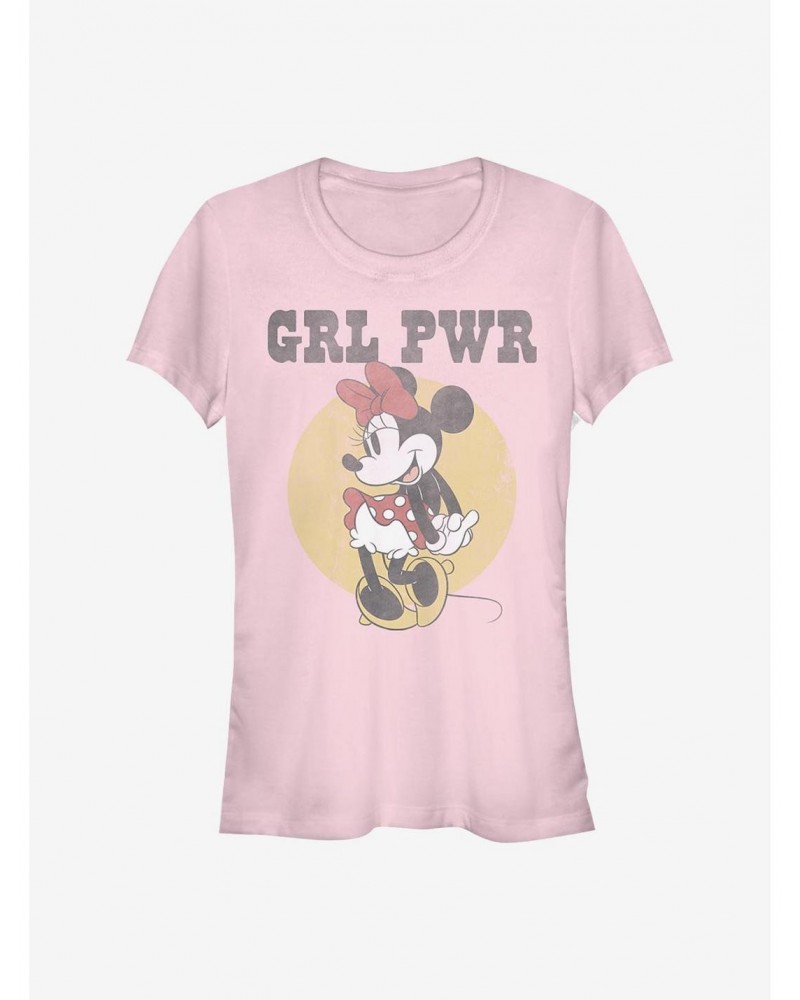 Disney Minnie Mouse Grl Pwr Minnie Girls T-Shirt $7.37 T-Shirts