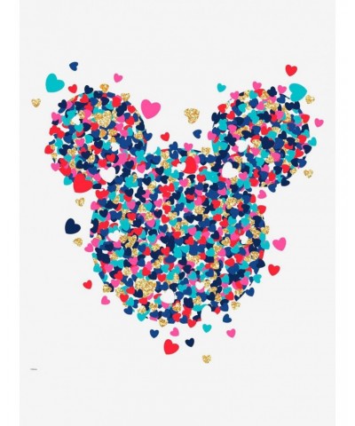 Disney Mickey Mouse Heart Confetti Peel & Stick Giant Wall Decal $8.76 Decals