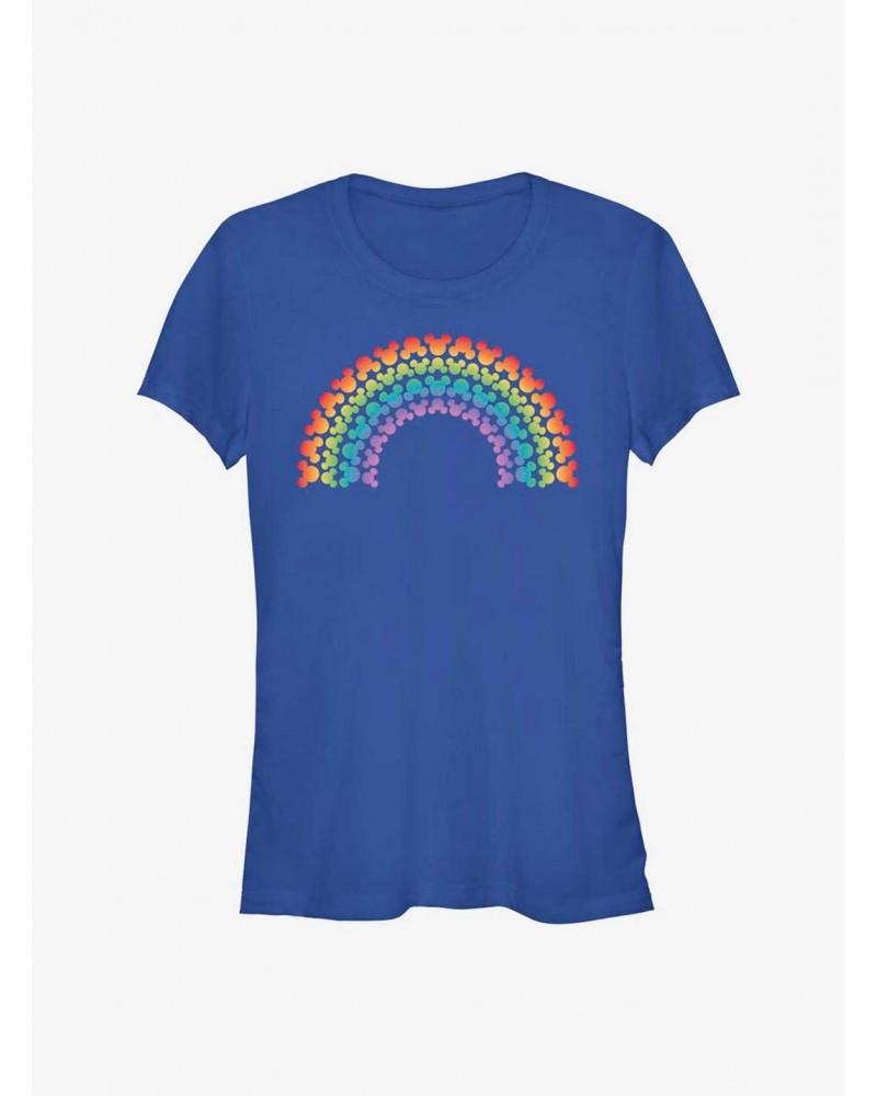 Disney Mickey Mouse Mickey Head Rainbow Pride T-Shirt $6.57 T-Shirts