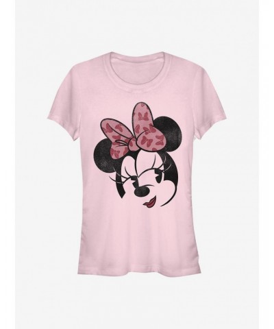 Disney Minnie Mouse Minnie Face Girls T-Shirt $6.37 T-Shirts