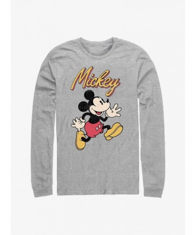 Disney Mickey Mouse Vintage Mickey Long-Sleeve T-Shirt $9.21 T-Shirts