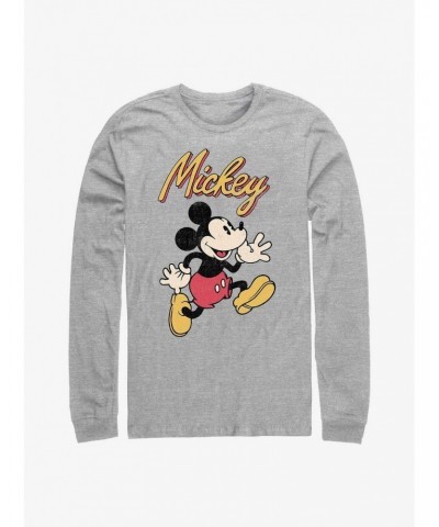 Disney Mickey Mouse Vintage Mickey Long-Sleeve T-Shirt $9.21 T-Shirts