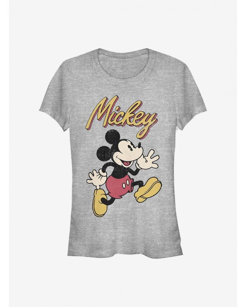 Disney Mickey Mouse Vintage Mickey Girls T-Shirt $6.97 T-Shirts