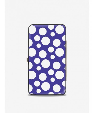 Disney Minnie Mouse Over Shoulder Pose Dots Hinged Wallet $6.69 Wallets