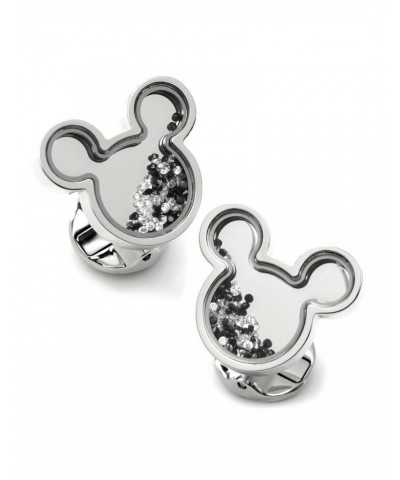 Disney Mickey Mouse Crystal Stainless Steel Cufflinks $63.33 Cufflinks