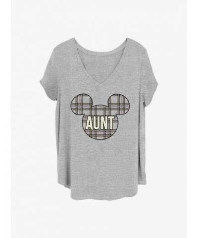 Disney Mickey Mouse Aunt Holiday Patch Girls T-Shirt Plus Size $8.55 T-Shirts