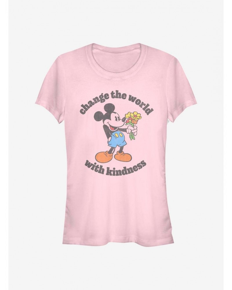 Disney Mickey Mouse Kindness Girls T-Shirt $6.97 T-Shirts