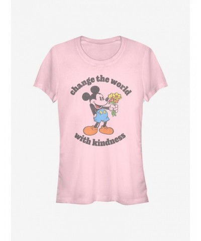 Disney Mickey Mouse Kindness Girls T-Shirt $6.97 T-Shirts