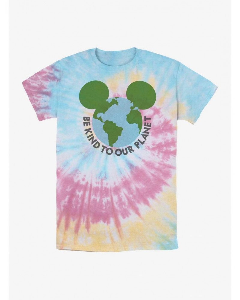 Disney Mickey Mouse Be Kind To Our Planet Tie Dye T-Shirt $8.50 T-Shirts