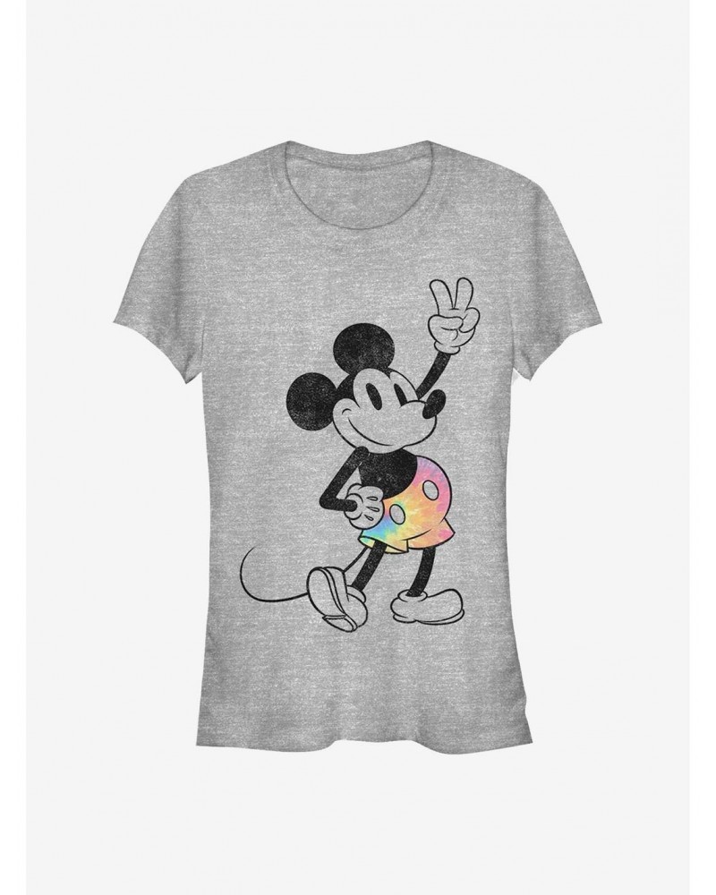 Disney Mickey Mouse Tie Dye Mickey Girls T-Shirt $6.37 T-Shirts