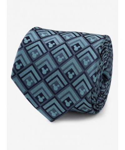 Disney Mickey Mouse Mickey Diamond Teal Tie $29.95 Ties