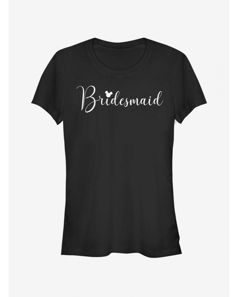 Disney Mickey Mouse Disney Bridesmaid Girls T-Shirt $9.96 T-Shirts