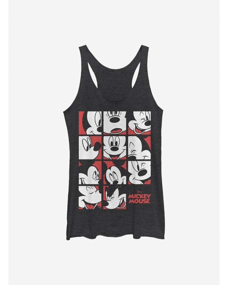 Disney Mickey Mouse Mickey Mouse Expression Grid Girls Tank $9.32 Tanks