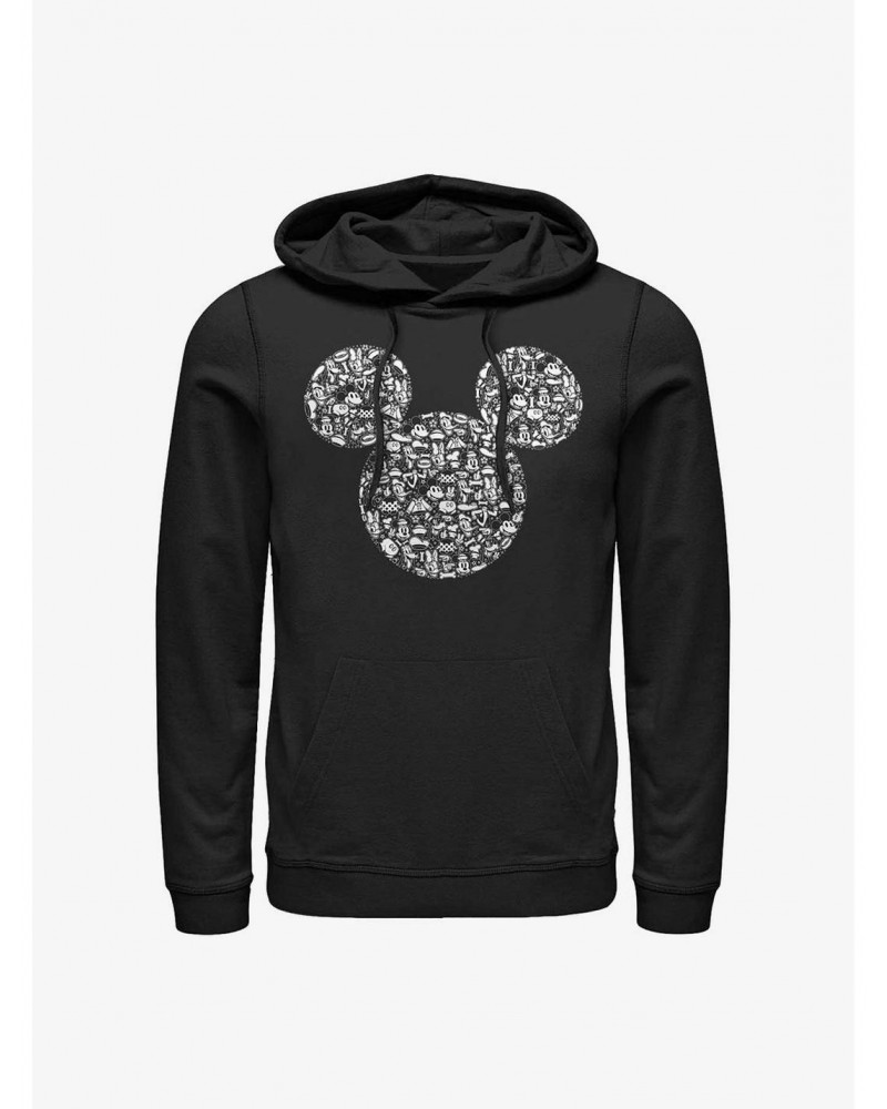 Disney Mickey Mouse Mickey Icons Fill Hoodie $11.85 Hoodies