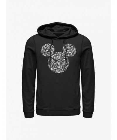 Disney Mickey Mouse Mickey Icons Fill Hoodie $11.85 Hoodies