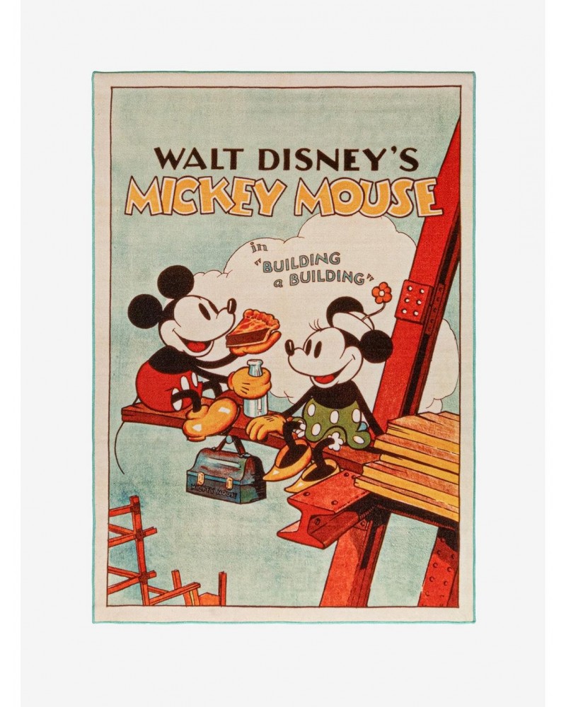 Disney Mickey Mouse Poster Rug $35.45 Rugs