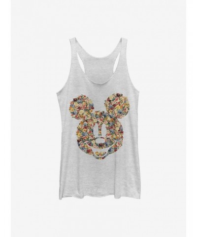 Disney Mickey Mouse Floral Mickey Girls Tank $6.63 Tanks