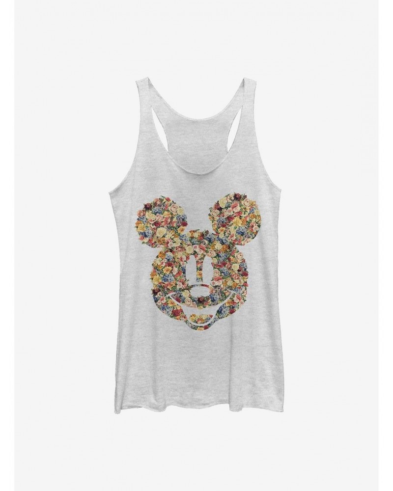 Disney Mickey Mouse Floral Mickey Girls Tank $6.63 Tanks