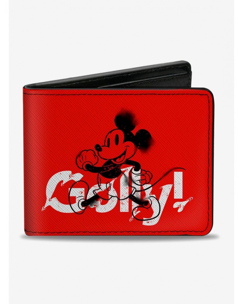 Disney Mickey Mouse 1928 Logo Bifold Wallet $8.78 Wallets