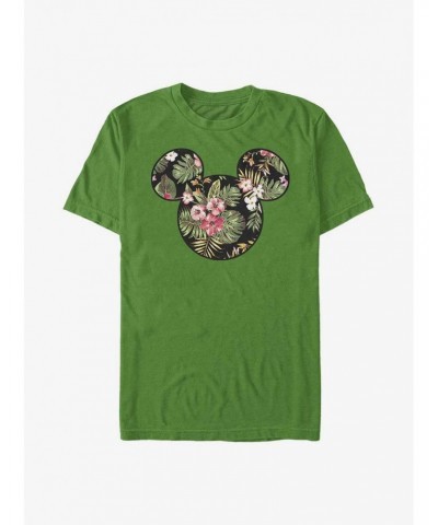 Disney Mickey Mouse Floral Mickey T-Shirt $8.03 T-Shirts