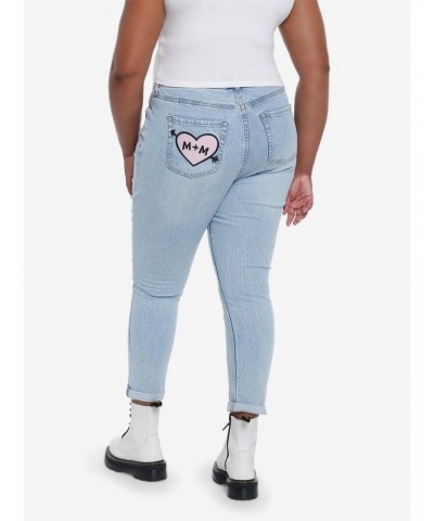 Her Universe Disney Mickey Mouse & Minnie Mouse Mom Jeans Plus Size $19.65 Jeans