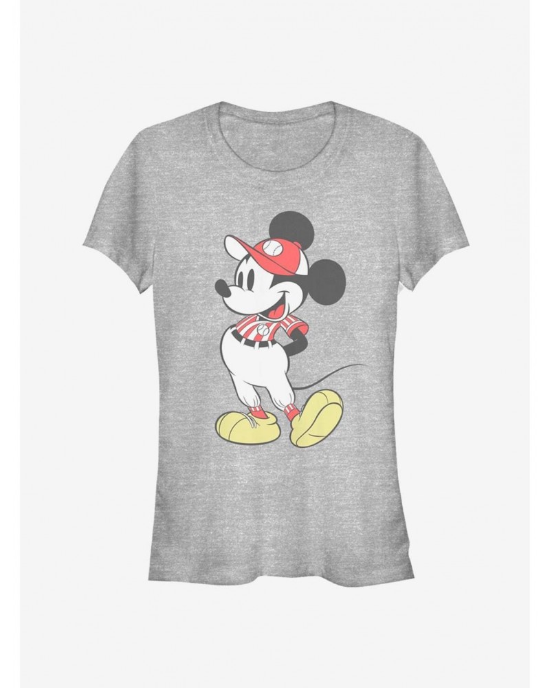 Disney Mickey Mouse Baseball Classic Girls T-Shirt $9.76 T-Shirts