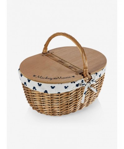 Disney Mickey Mouse Classic Mickey Silhouette Country Picnic Basket $32.52 Baskets