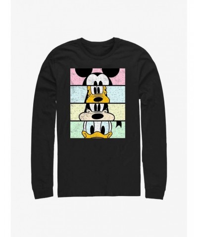 Disney Mickey Mouse Crew Eyes Closeup Long-Sleeve T-Shirt $8.69 T-Shirts