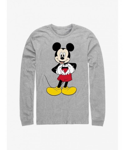 Disney Mickey Mouse Love Long-Sleeve T-Shirt $8.69 T-Shirts