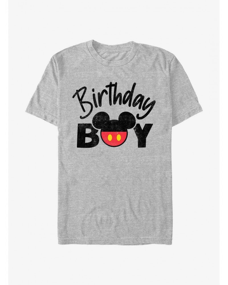 Disney Mickey Mouse Birthday Boy Mouse Ears T-Shirt $7.46 T-Shirts