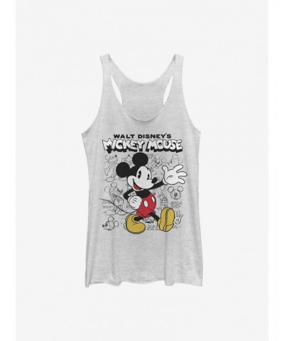 Disney Mickey Mouse Sketchbook Girls Tank $6.42 Tanks