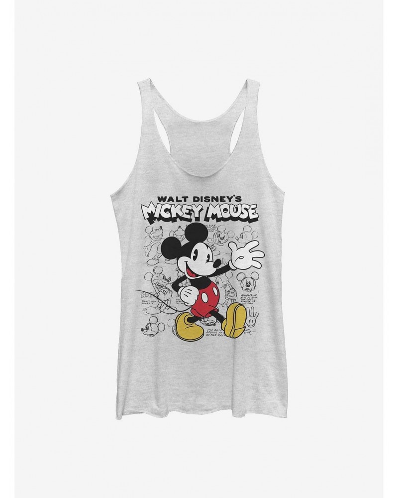 Disney Mickey Mouse Sketchbook Girls Tank $6.42 Tanks