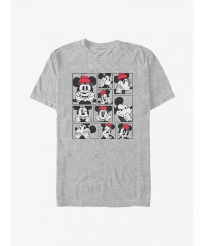 Disney Mickey Mouse Minnie & Mickey Expressions T-Shirt $6.88 T-Shirts