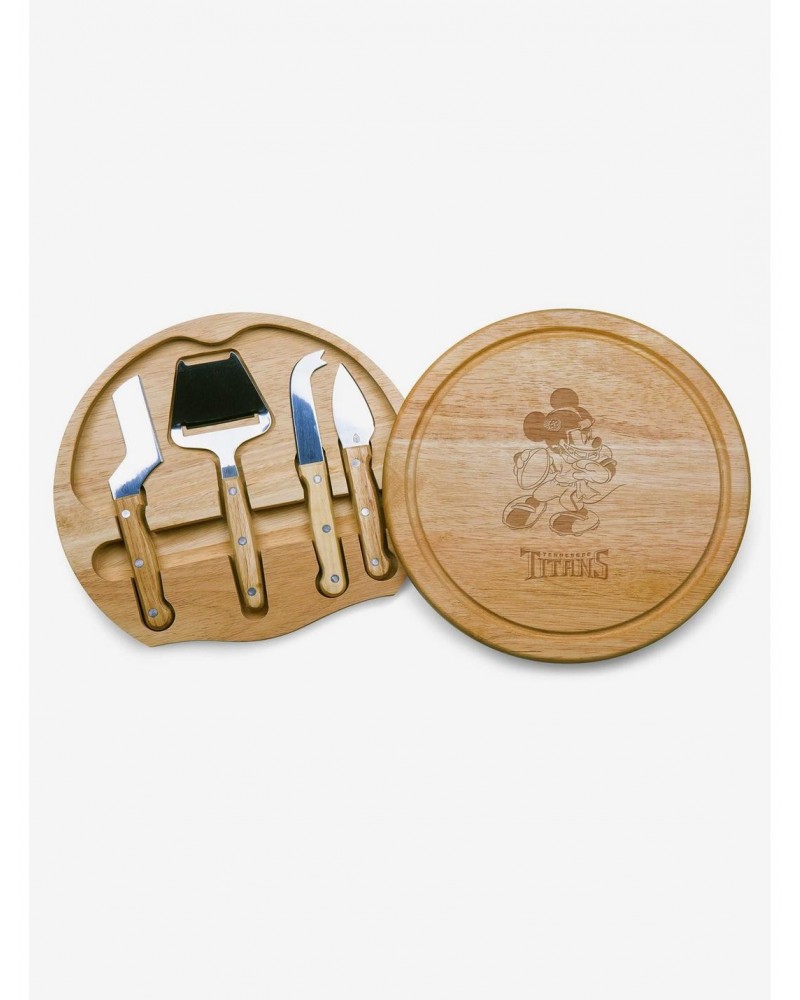 Disney Mickey Mouse NFL TEN Titans Circo Cheese Cutting Board & Tools Set $29.23 Tools Set