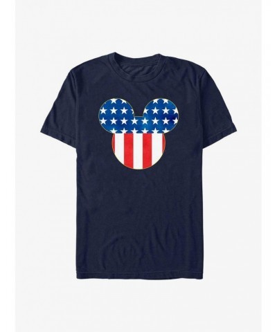 Disney Mickey Mouse Patriotic Mouse Ears T-Shirt $7.84 T-Shirts