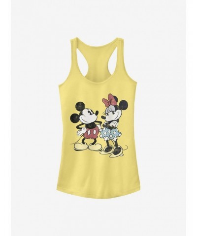 Disney Mickey Mouse Mickey Minnie Retro Girls Tank $7.77 Tanks