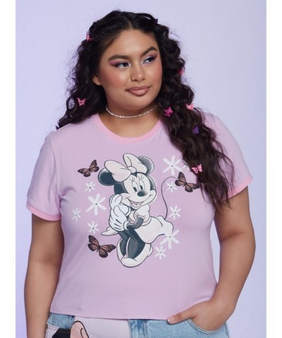 Her Universe Disney Minnie Mouse Y2K Girls Baby T-Shirt Plus Size $14.07 T-Shirts