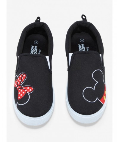 Disney Mickey Mouse & Minnie Mouse Slip-On Sneakers $19.31 Sneakers