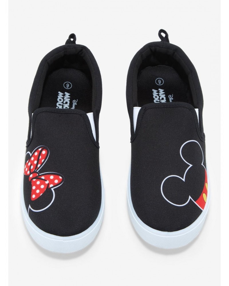 Disney Mickey Mouse & Minnie Mouse Slip-On Sneakers $19.31 Sneakers