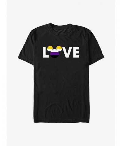 Disney Mickey Mouse Non-Binary Love Pride T-Shirt $8.03 T-Shirts