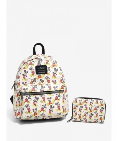 Loungefly Disney Mickey Mouse Poses Mini Backpack $18.12 Backpacks