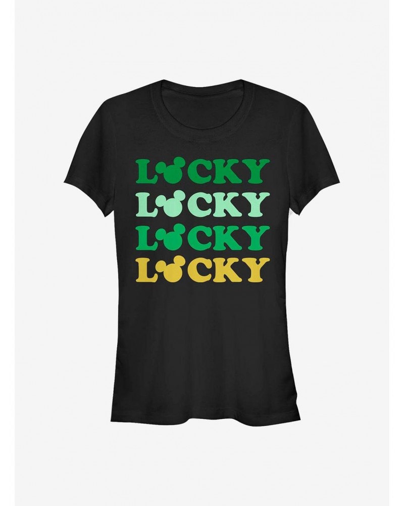 Disney Mickey Mouse Lucky Ears Girls T-Shirt $6.97 T-Shirts